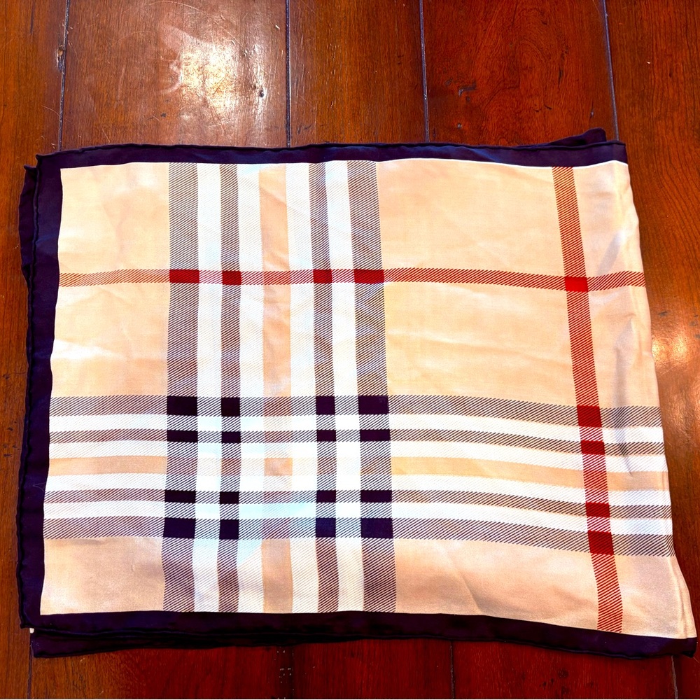 Luxury inspired silk scarf
